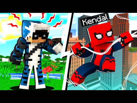 KENDAL DIVENTA IL VERO SPIDER-MAN SU MINECRAFT !!