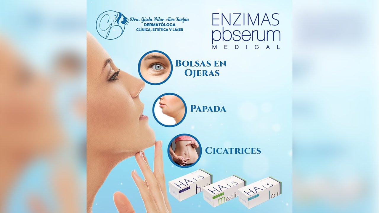 😉Descubre el poder de las enzimas PB SERUM HA 1.5 de segunda generación ✨ - Dra. Gisela Aire Farfán