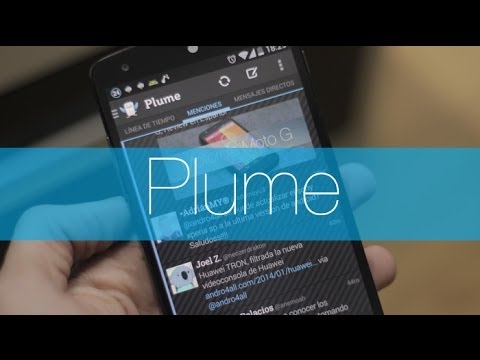 Twitter para Android: Plume