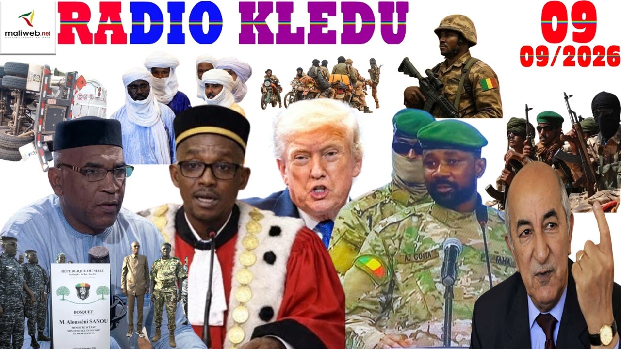 La Revue de Presse de la RADIO KLEDU du 09 Septembre 2026