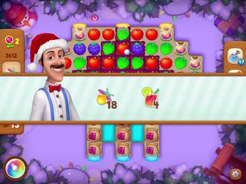 Gardenscapes Level 3612 With No Boosters - Christmas Ball