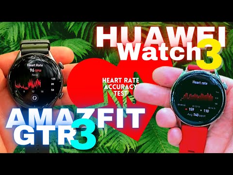 AMAZFIT GTR3 vs HUAWEI WATCH 3 Review & Heart Rate Accuracy Test | Ultimate Comparison