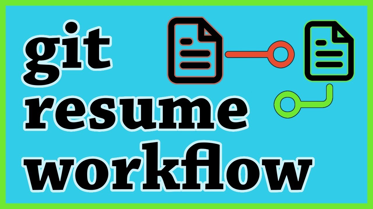 How I track my resume with git