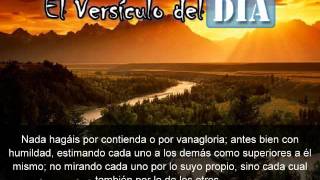 Miniatura del video: El versiculo del dia .com - Filipenses 2 v3-4