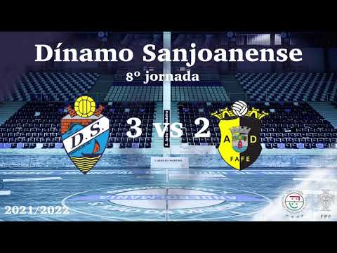 Resumo 8ª Jornada: GRC Dínamo Sanjoanense - 3 vs AD Fafe - 2