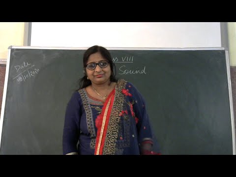 CHAPTER  SOUND .....CLASSVIII BY BHAVNA BHADAURIA