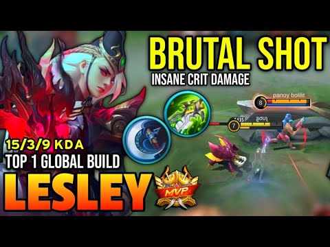 LESLEY BEST BUILD 2022 | BUILD TOP 1 GLOBAL LESLEY GAMEPLAY | MOBILE LEGENDS ✓