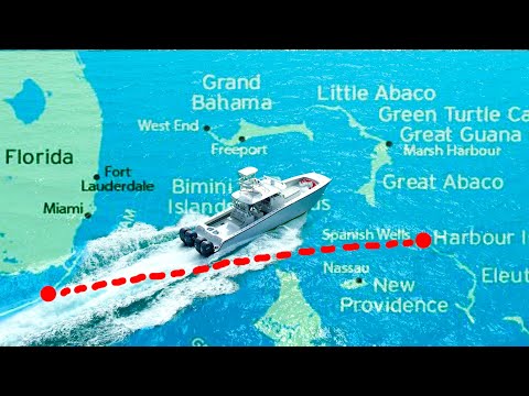 RUNNING 265 MILES to the BAHAMAS on a 42 Freeman! 9 hour trek!