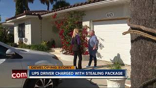 UPS driver steals package he delivered