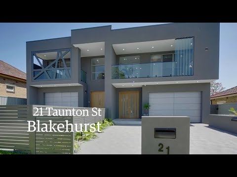 Stone Real Estate Sans Souci Video - 21 Taunton Street Blakehurst 2221