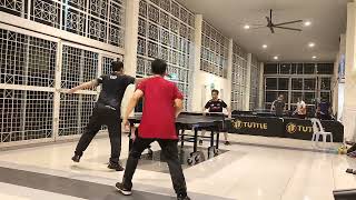 Sedutan aksi 🏓🏓 di Stadium Darul Makmur, Kuantan....