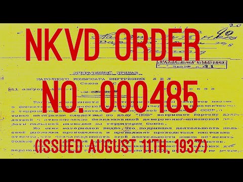 NKVD Order No. 00485 (1937-38)