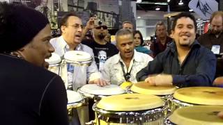 Paoli Mejias, Chembo Corniel, & Samuel Torres @ The NAMM Show 2010