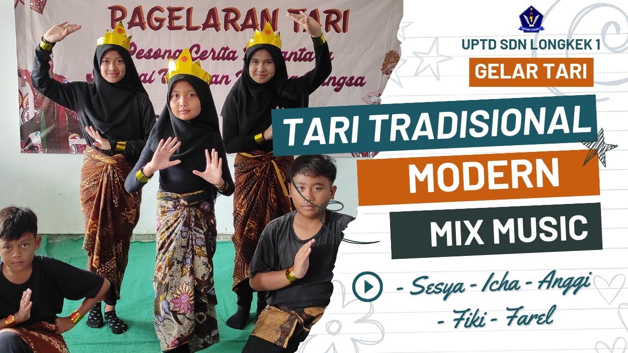 GELAR TARI || SBDP 3.3. Memahami Penampilan Tari Kreasi Daerah || UPTD SDN LONGKEK 1 || Icha dkk.