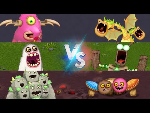 Monsters Duets of All Island #5 - Similar Monster Sounds | My Singing Monsters