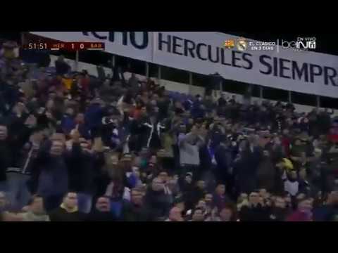 Hercules vs Barcelona 1:1 -  All Goals & Highlights - Copa Del Rey 11. 3. 2016