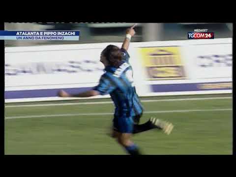 Pippo Inzaghi ai tempi dell'Atalanta 1996-97
