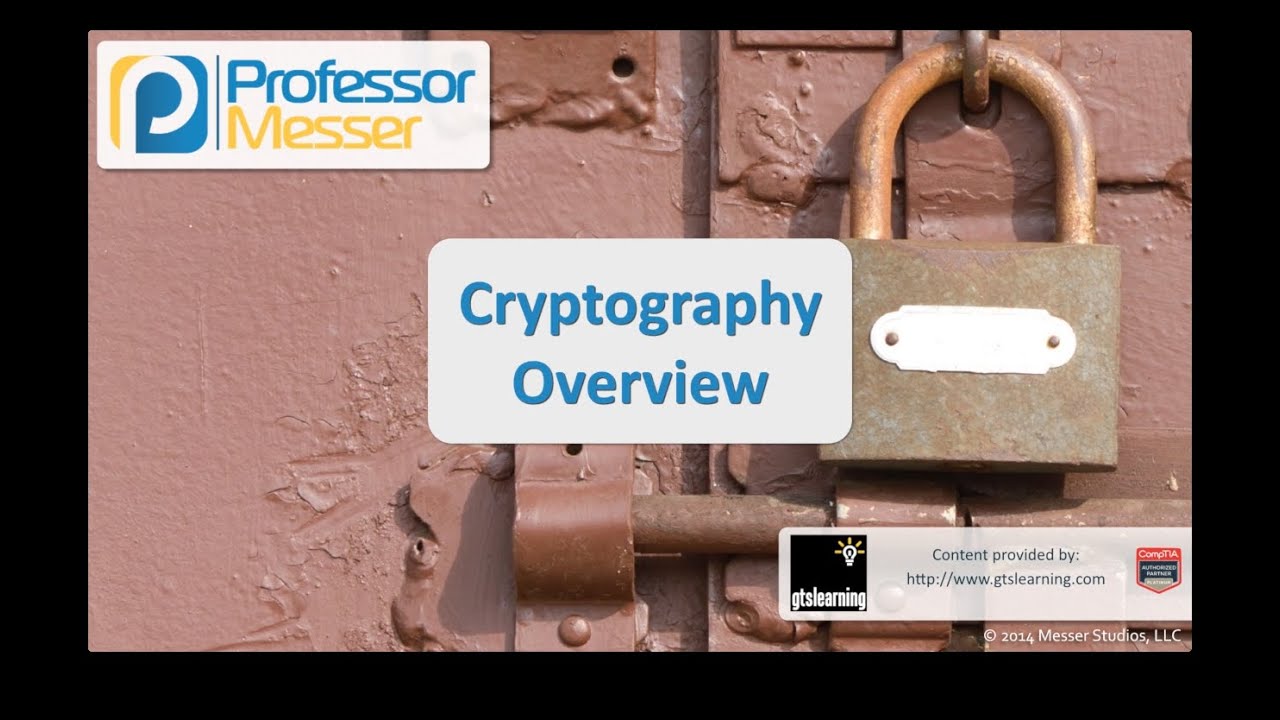 Cryptography Overview - CompTIA Security+ SY0-401: 6.1