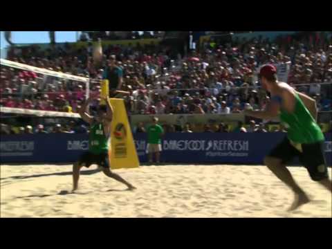 beach volleyball hand setting approach and rhythm