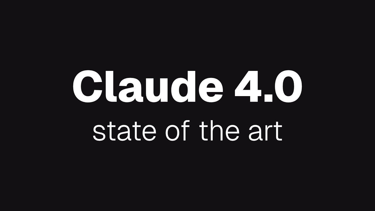 Claude 4 is here. It's kinda nuts.