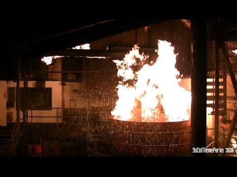 [HD] Backdraft Fire Attraction - Warehouse Fire - Universal Studios Hollywood