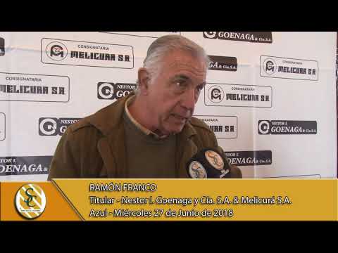27-06-18 Nota Ramón Franco - Titular - Nestor I. Goenaga y Cia SA & Melicurá SA - Azul