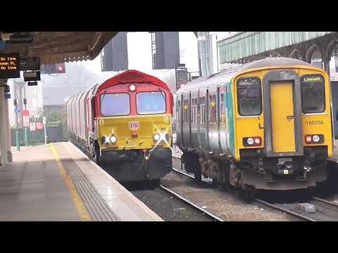 DBC Class 66 Coal Train, Barry & Cardiff Central, 29/03/19.
