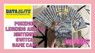 DATABLITZ NINTENDO SWITCH GAME CARD PRE-ORDER POKEMON LEGENDS ARCEUS MAY FREEBIE NA CUTE NA PAMAYPAY