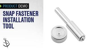 Demo of Snap Fastener Installation Tool