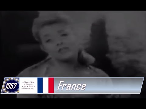 eurovision 1957 France 🇫🇷 Paule Desjardins - La belle amour