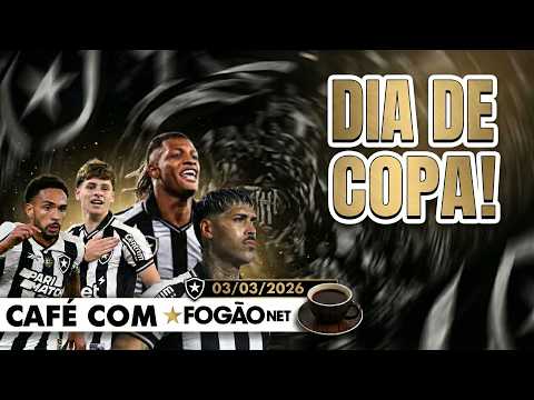 CAFÉ COM FOGÃONET BOTAFOGO PODE TER MUDANÇAS CONTRA O BARCELONA | JUNIOR SANTOS ABRE MÃO DE VALORES