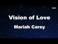 Vision Of Love - Mariah Carey Karaoke 【No Guide Melody】 Instrumental