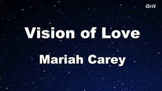 Vision Of Love - Mariah Carey Karaoke 【No Guide Melody】 Instrumental
