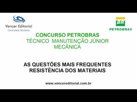 As questões que mais caem na PETROBRAS - RESISTÊNCIA DOS MATERIAIS
