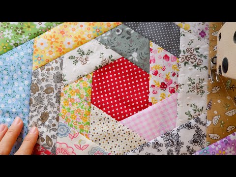 Amazing patchwork from scrap fabric | sewing idea