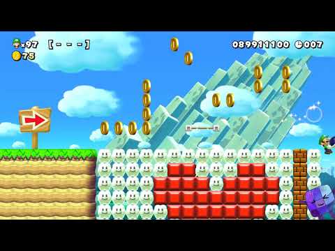 Super Mario Maker 2 🔧 Endless Challenge 3201 - 3208