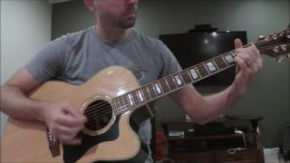 Video thumbnail for Guild F-150RCE Jumbo Acoustic Electric Sound Sample by David G