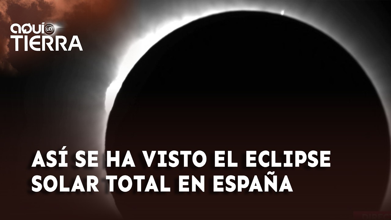 España se maravilla con un eclipse solar total que no se repetía desde hacía más de un siglo
