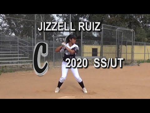2020 Jizzell Ruiz Short Stop and Utility Softball Skills Video