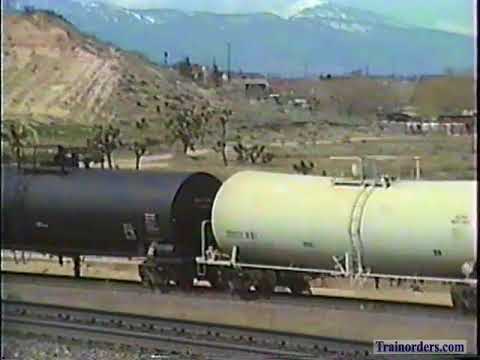 Classic Railroad Series 684 - Cajon Pass action March 17, 1992.