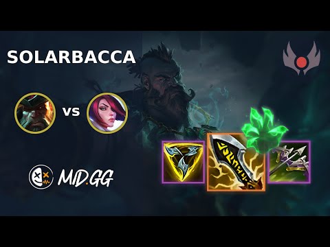 MID.GG: [ solarbacca ] Gangplank TOP vs Fiora | EUW GRANDMASTER | LOL Season 2024