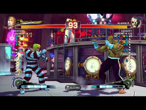 SSF4 AE: Sasaki (Cody) vs sunset01 (Sagat) - Ranked Match (720p HD)