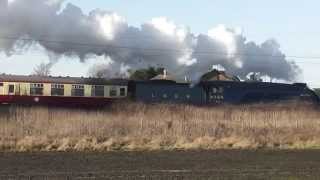preview picture of video 'The 'Bittern Farewell Tour' at Huntingdon and Holme 30/12/14'