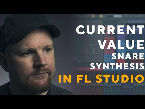 Video: Current Value makes a drum and bass snare from a sine wave and noise in Serum inside FL Studio