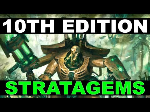 10TH EDITION CORE STRATAGEMS + New Protocol of Hungry Void -  Necrons Warhammer 40k
