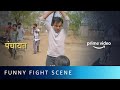Say No To Gunda Gardi with Jeetu Bhaiya! | Funny Fight Scene | Panchayat | Amazon Prime Video