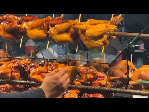 Phnom Penh, 🇰🇭Cambodia【Night Street Food at Orussey Market】【4K】