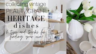 Vintage Pfaltzgraff Heritage Dishes - Tips and Tricks