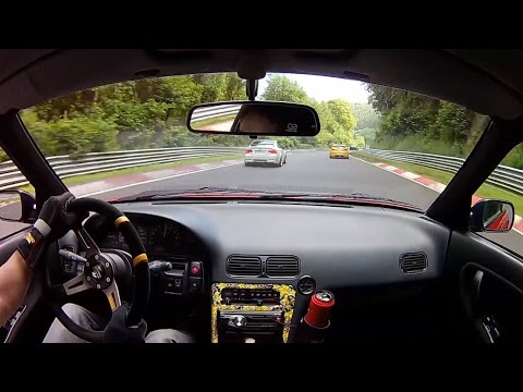 Nissan 200SX S13 and BMW E92 M3 Nürburgring Nordschleife 19.06.2016 日産  ニュルブルク