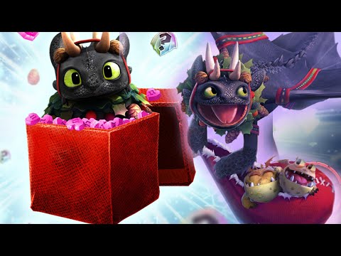 Best Way To Get Christmas Toothless | Dragons: Titan Uprising